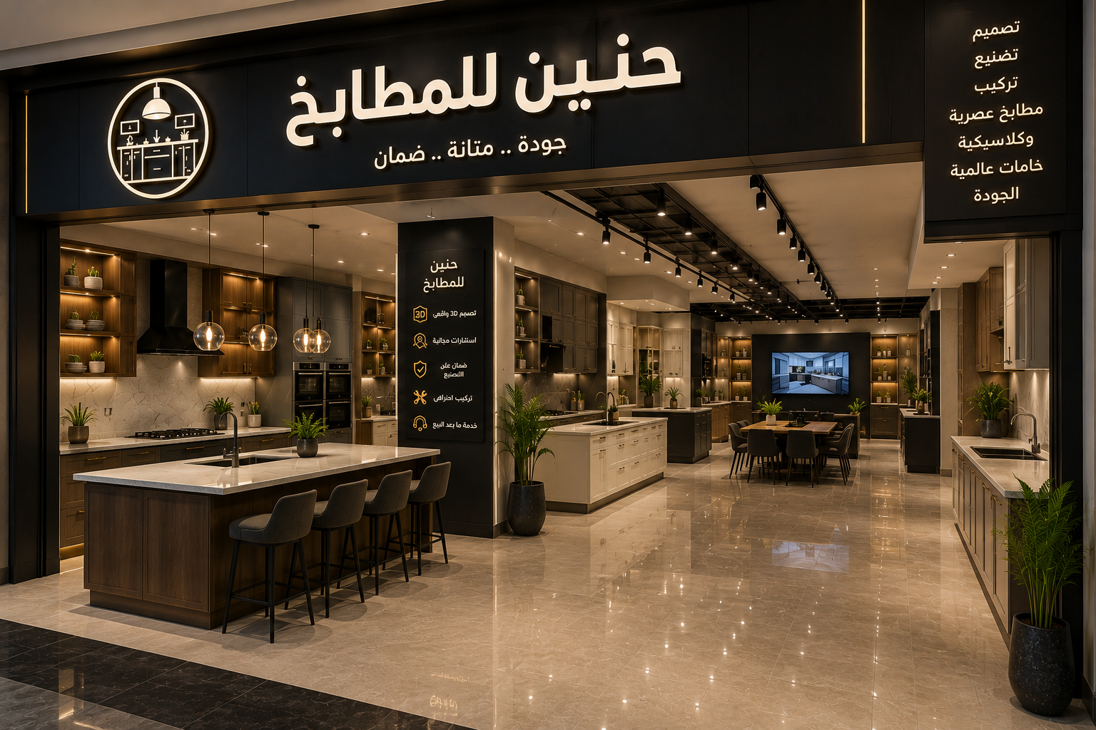 أفضل معرض مطابخ في جدة لتصميم وتصنيع المطابخ حسب المقاس بأحدث الخامات